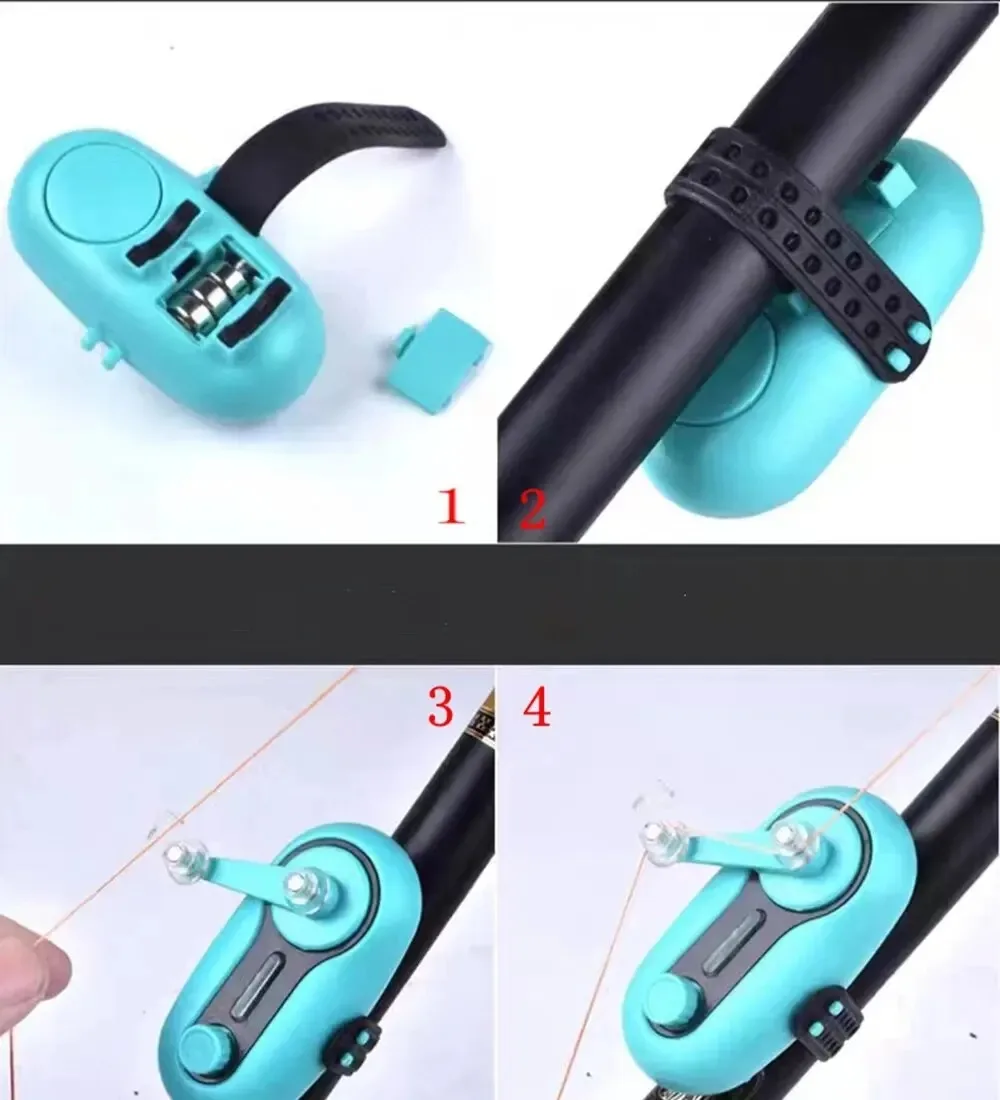 New Fishing Alarm Electronic Buzzer Indicator Siren Bite Bait Alarm Sea Rod LED Light Indicator Sound Light Alarm Fishing Parts view 5