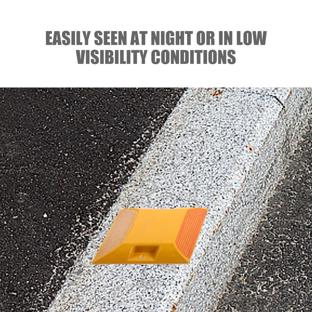 عاكس الطريق مسمار السلامة علامة الرصيف عاكس لممر الطريق السريع وقوف السيارات على جانب الطريق