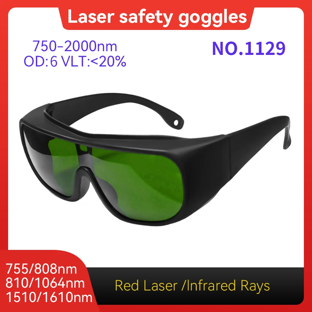 Laser Protection  laser glasses 10600nm OD6 UV400 532nm 808nm 1064nm Laser Safety Glasses IPL glases Laser Protective glasses