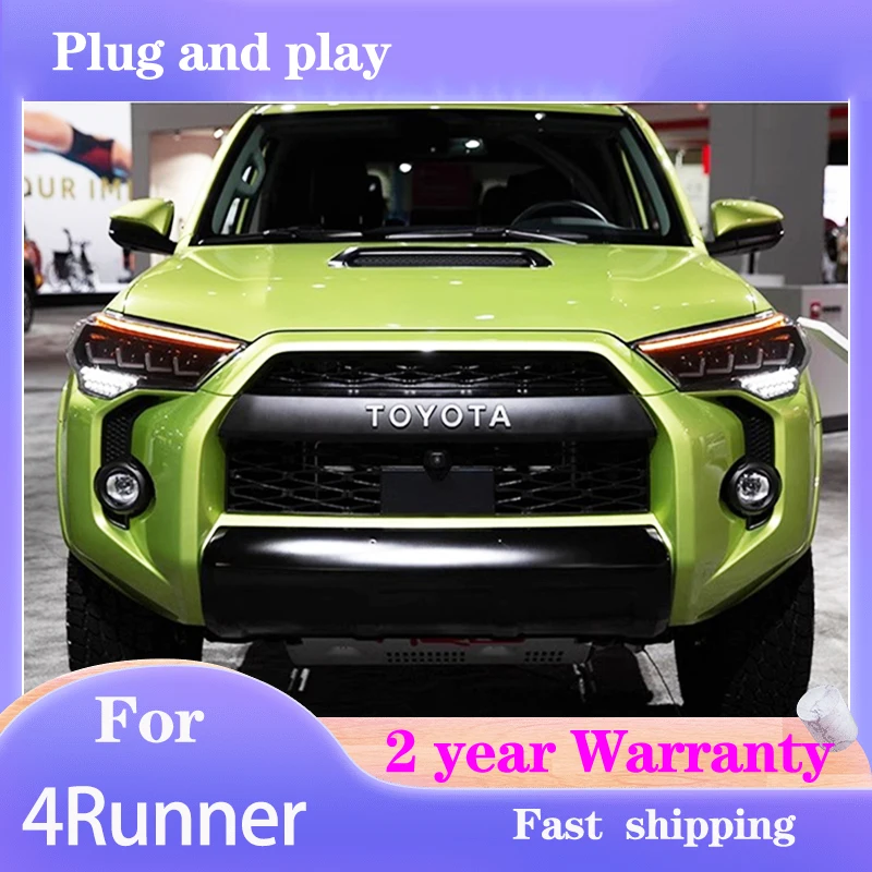 Car Styling for Toyota 4Runner Front Lights 2013-2020 4 runner Head Light DRL Turn Signal High Beam Projector Lens