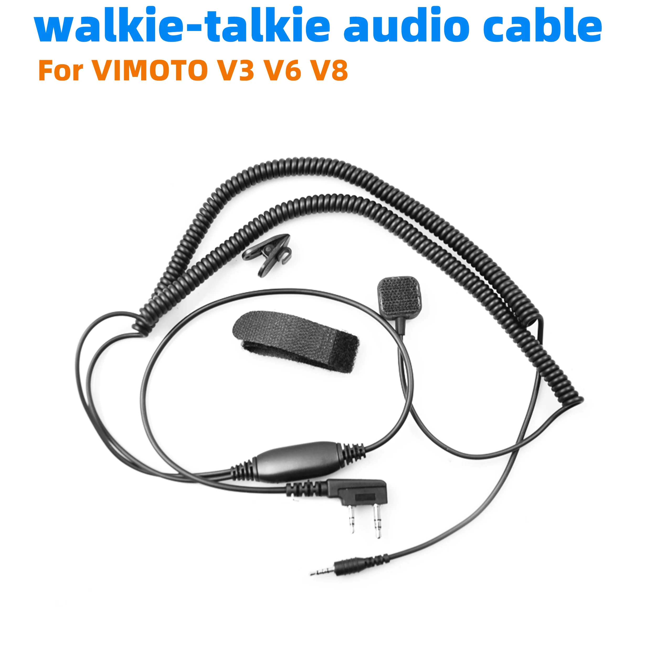 V3 V6 V8 V1098a V5s Bluetooth Helmet Headset Special Connecting Cable for Kenwood Baofeng Radio UV-5R QUANSHEN K5 Walkie Talkie