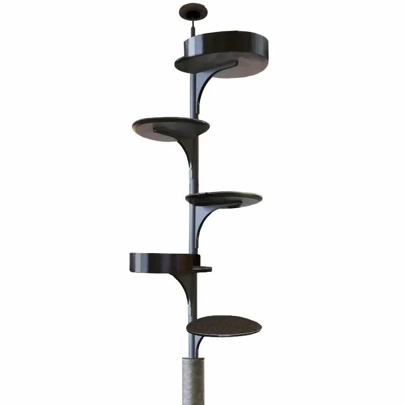 Solid wood cat climbing frame High-rise Tongtian pillar does not occupy an area Climbing frame Cat nest Jump platform