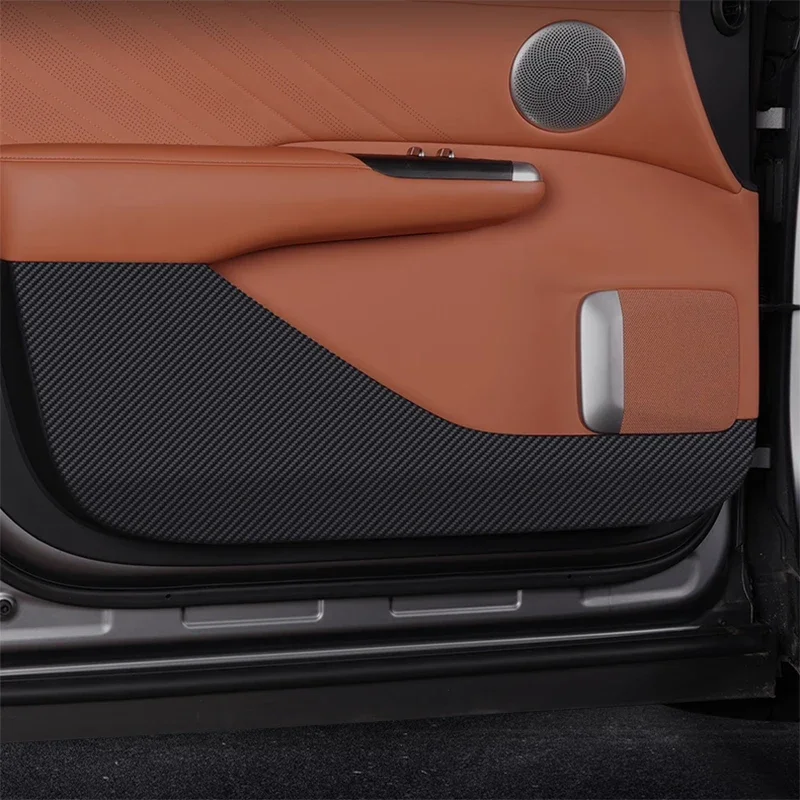 

For Changan Deepal E07 2025 2026 PU Leather Car Door Anti Kick Pad Protection Stickers Cover Protector Trim Film Accessories