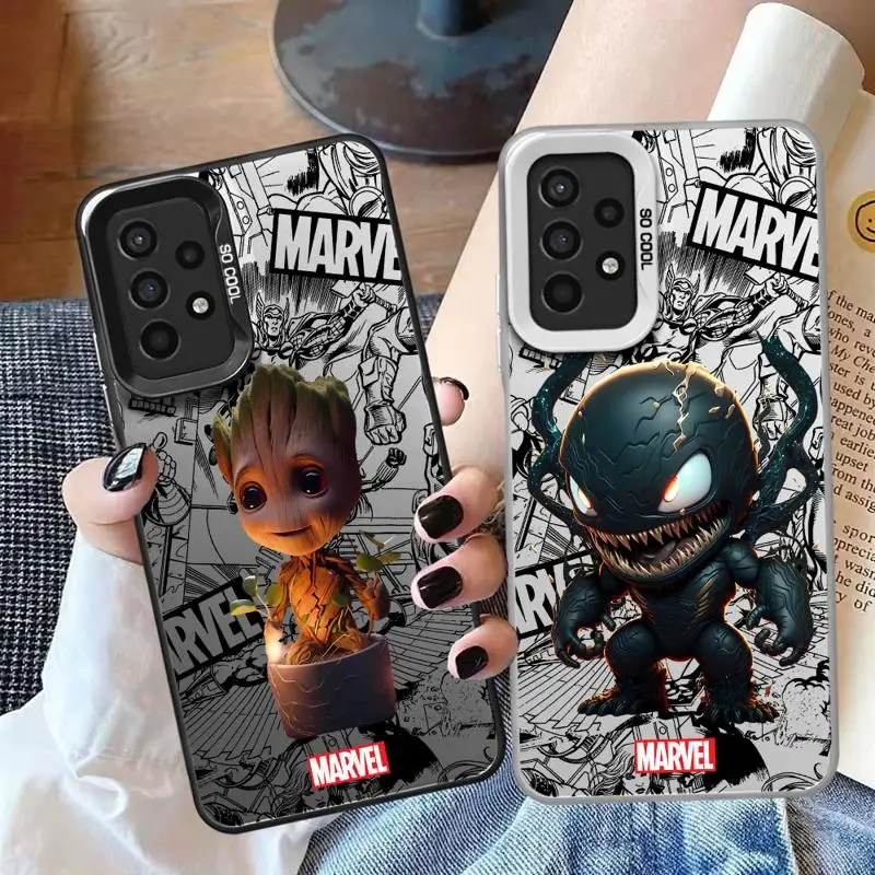 Marvel Heroes Iron Man Groot phone case for Samsung Galaxy A53 A52 A32 A25 A15 A55 A54 A72 A13 A16 A24 fundas hard shell couvres