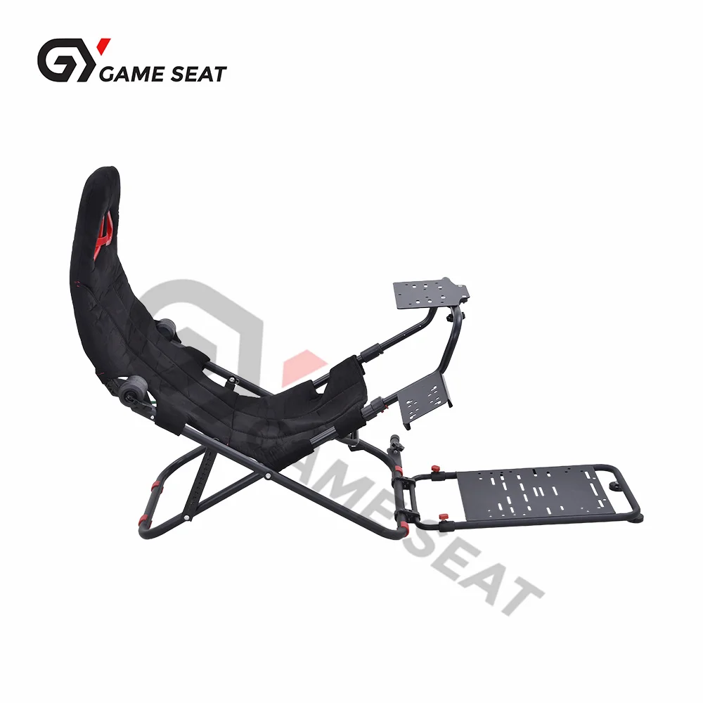 GY018-2 Best Fiber + Steel Gaming Racing Sim Sim Simulator Cockpit Seat، PC، Playstation 2، Playstation 3، Wii، XBox