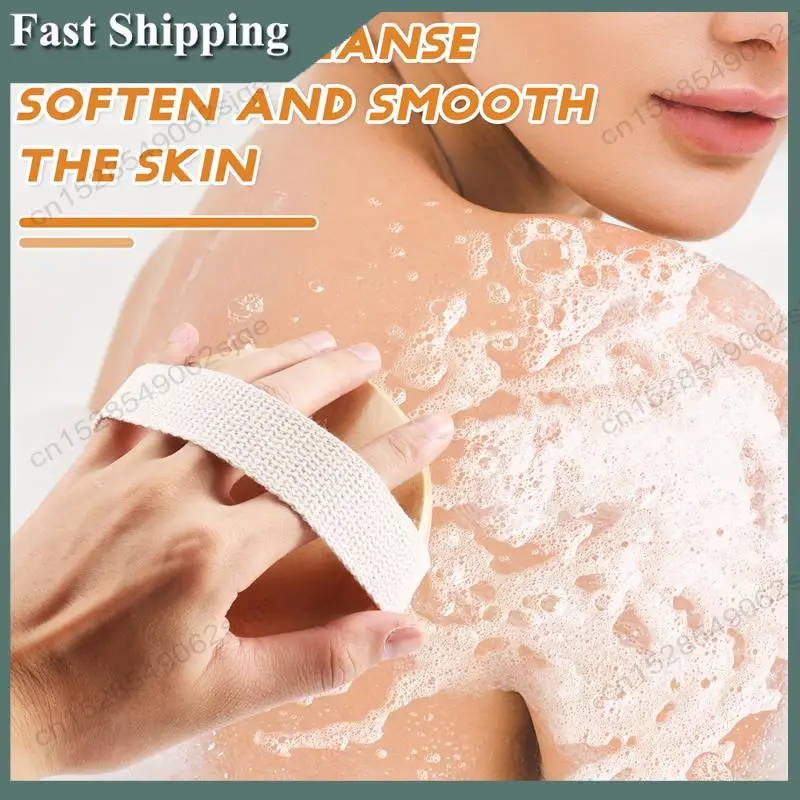 -ABKM Dry Brushing Body Brush Set Of 2, Dry Skin Exfoliating Brush, Handle Back Scrubber For Shower, Dry Brush For Cellulite