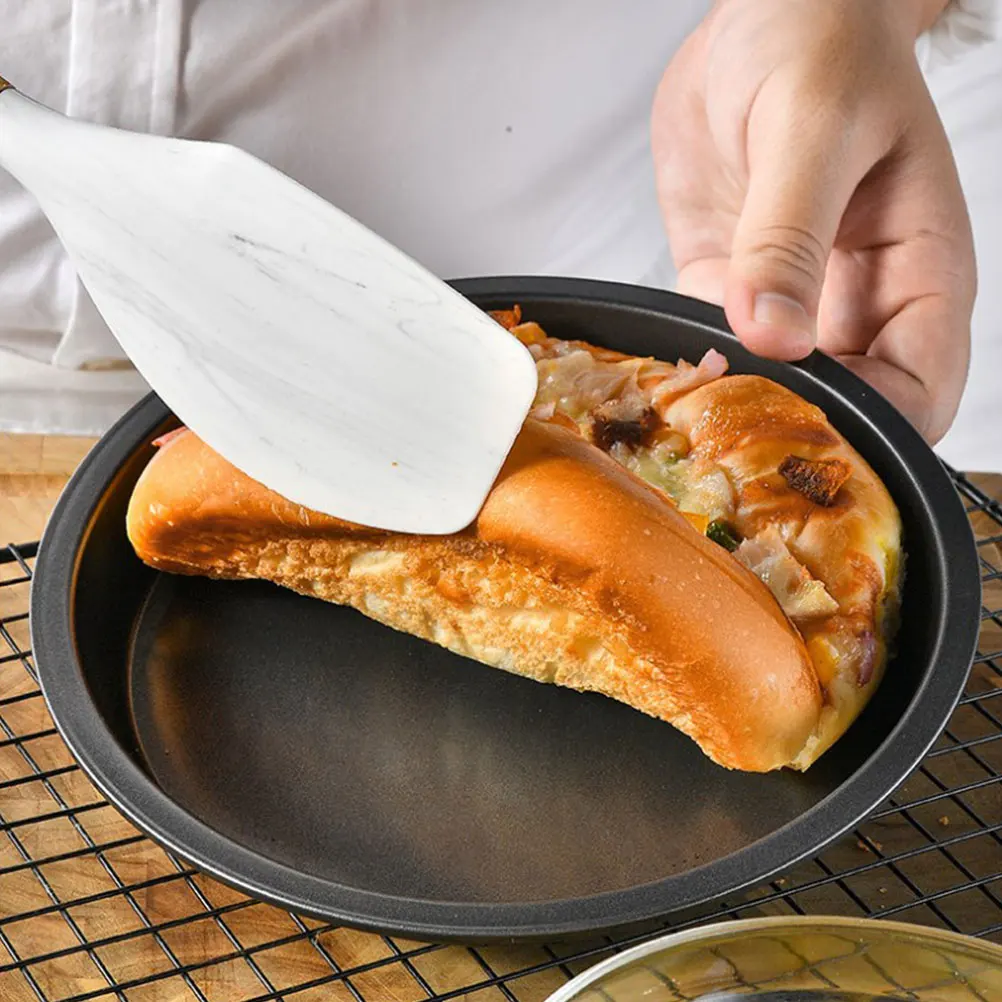 

Round Cake 12 Inch Non Stick Carbon Steel Baking Tray For Pizza Pastry Kitchen Use Metal Pie Pan Baking Tool Oven Pan