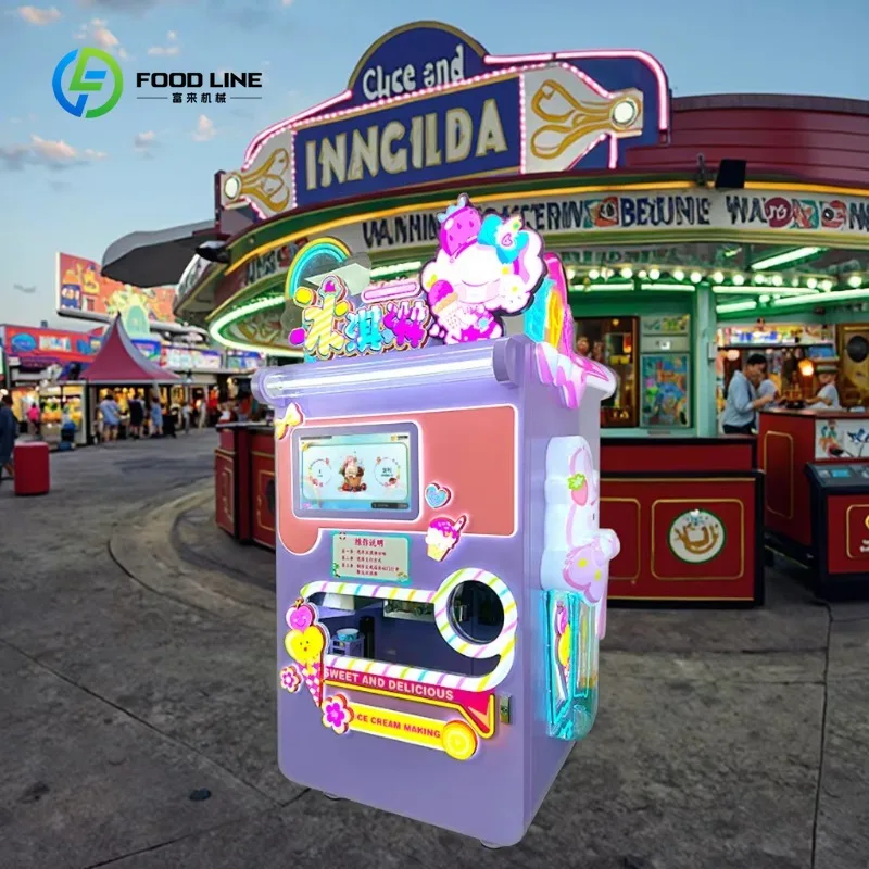 Customized Automatic Self-Service Snowflake Ice & Smoothie Machine with SDK Function Vending Category Product