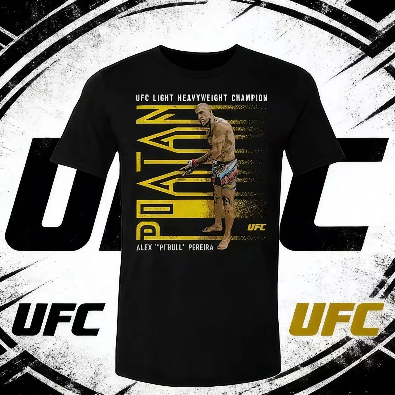 

UFC Alex Pereira (Alex Pereira) Themed 2025-26 Summer Pure Cotton Fashion Loose T-shirt Suitable for Both Men and Women