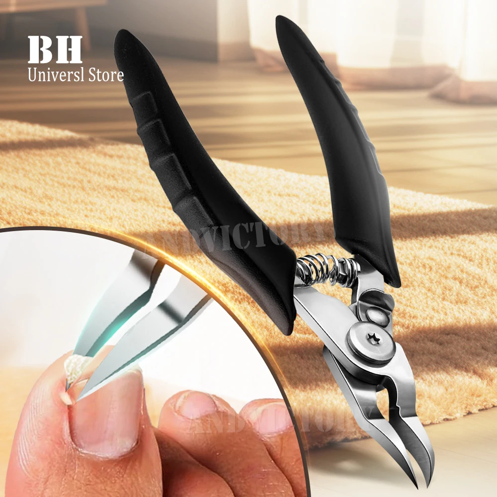 

1Pcs Ingrown Nail Clippers Thick Toenails Nipper Edge Nail Cutter Trimmer Accessories Super Sharp Curved Blade Pedicure Tools