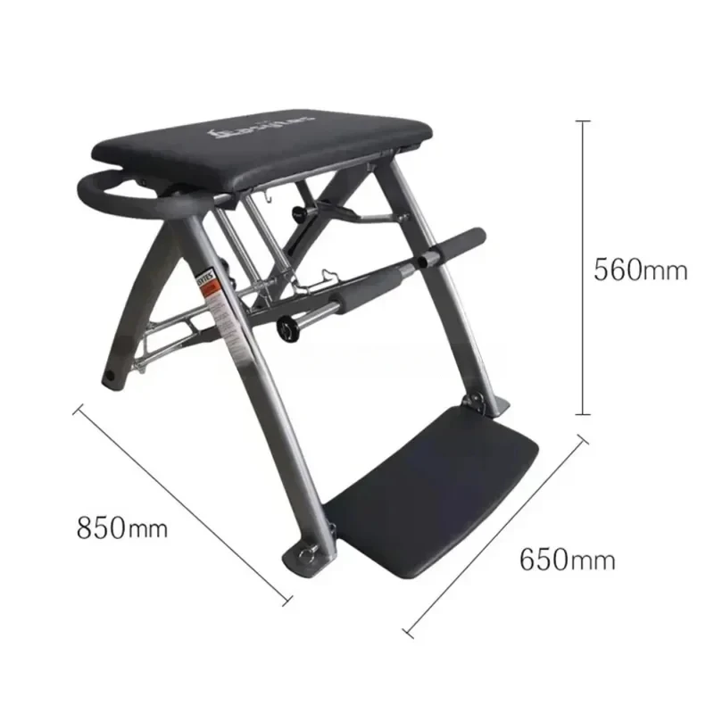 Pilates Steady Equipment Chair 3-Speed Adjustment Yoga Home Fitness Foldable Multifunctional Equipme