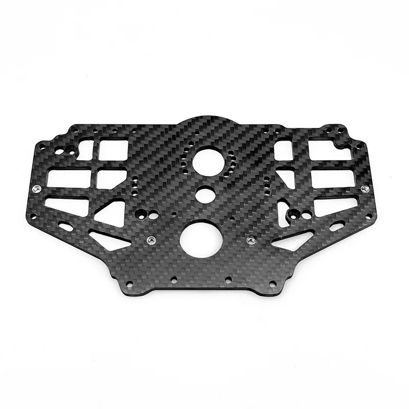 Carbon Fiber Center Gearbox Guard Plate for Losi LMT 4WD Solid Axle Monster Truck 1/8 RC Car Upgrade Parts Accessories