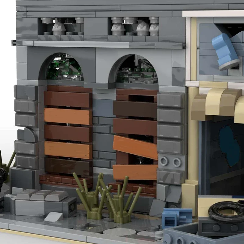 2500 pçs moc tijolos educativos modelo de arquitetura diy tijolo dilapido banco montagem brinquedo criança presente do feriado