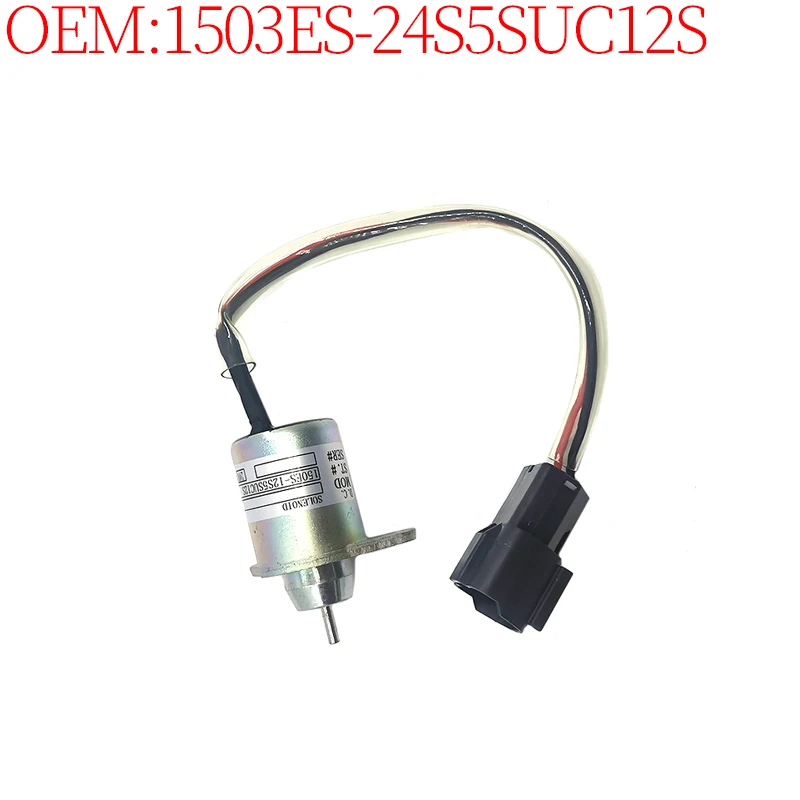

Excavator Accessories 1503ES-24S5SUC12S Flameout Solenoid Valve (24V) for Hyundai R55-7 R60-7 R80-7 Doosan Daewoo DH35 DH55 DH60