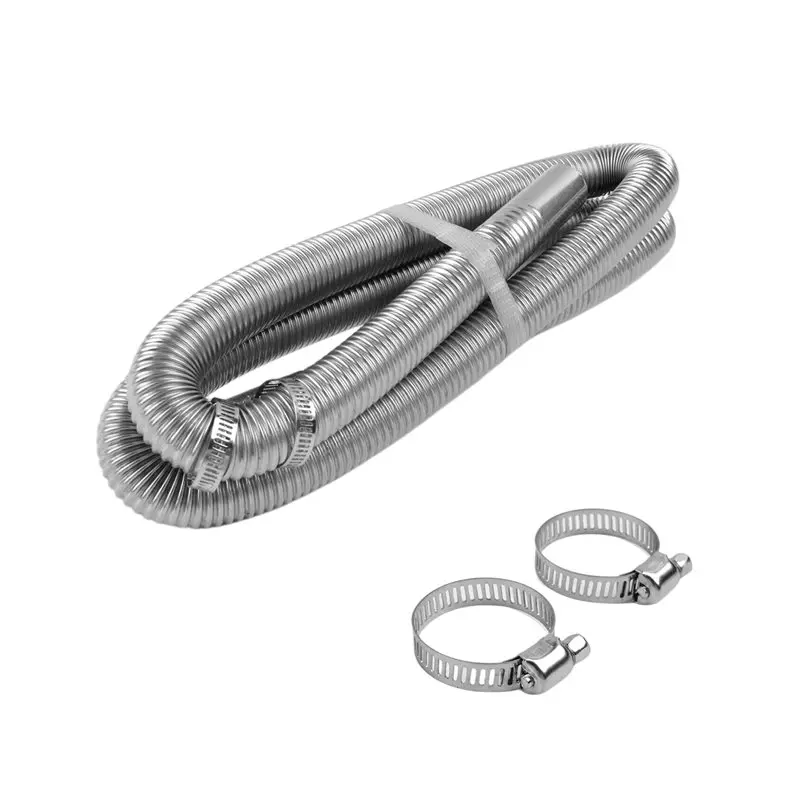 59 Inch Heater Exhaust Pipe, 1 Inch Inner Diameter Flexible Exhaust Tubing Exhaust Hose For Power Generator