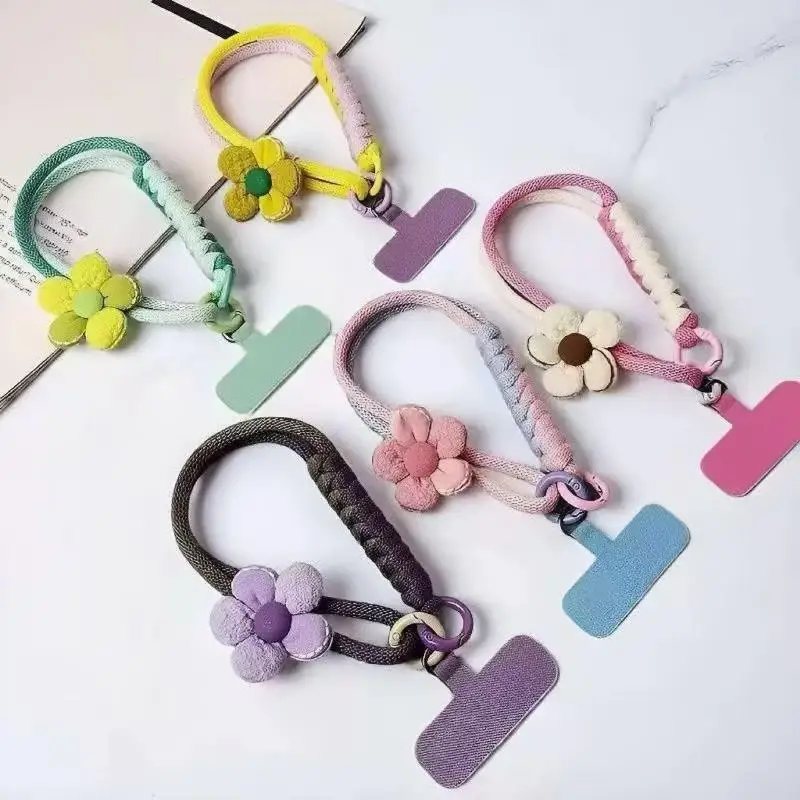 Adjustable Phone Wristband Lanyard Anti-Lost Colorful Design for Women Girls Convenient for Work Travel