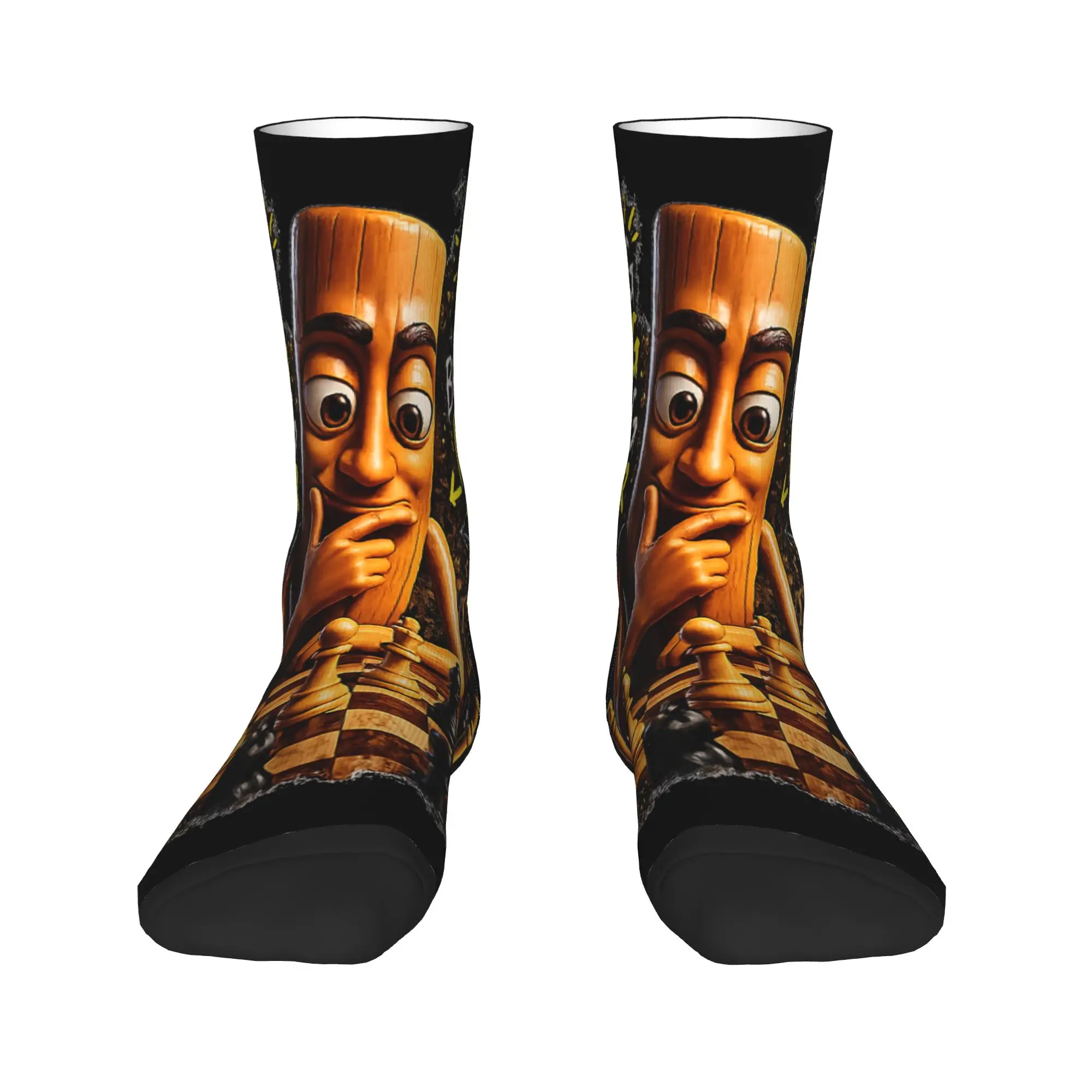 

Tung Tung Tung Sahur Chess Brilliant Move 67 Brainrot Meme Socks Leisure Stockings Spring Non Skid Men Socks Soft Outdoor Socks