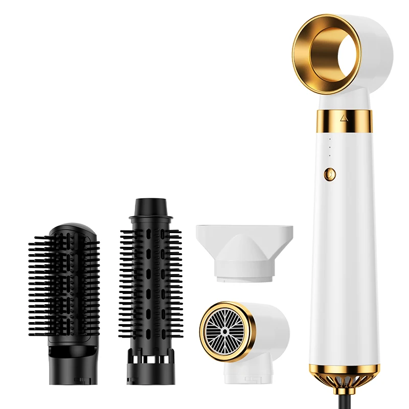 KS-Q7Hot Air Comb, Multi-purpose Hot Air Comb with Five Functions, a Variety of Convenient Functions Make Everyone More like