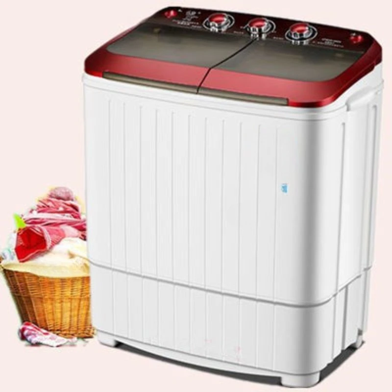 

5KG Semi Automatic Washing Machine Top Load Stainless Steel Twin Tub Washing Machine for Household and Hotel Use New Condition