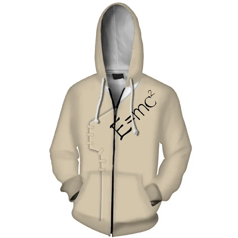 Halloween Printed Dr Hoodie STONE Cosplay Costume Pullover Halloween Stone Casual streetwear Hooded Sweatshirts Zip-up Jackets