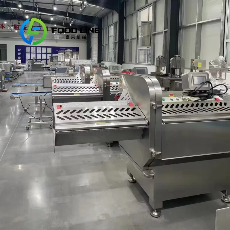 Frozen Meat Slicer Machine Commercial Adjustable Thickness Control Knob Precise Meat Processing Plant Use Wholesale Supply