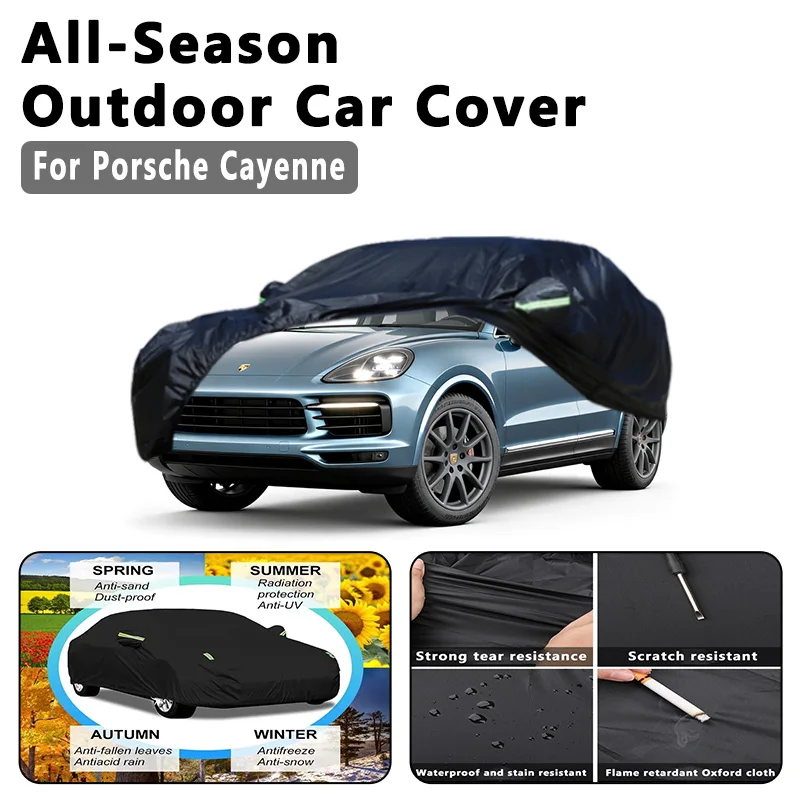 

Car Cover for Porsche Cayenne- Outdoor Full Protection, Waterproof Dustproof Heat-Resistant, All-Season Use Exterior Accessories