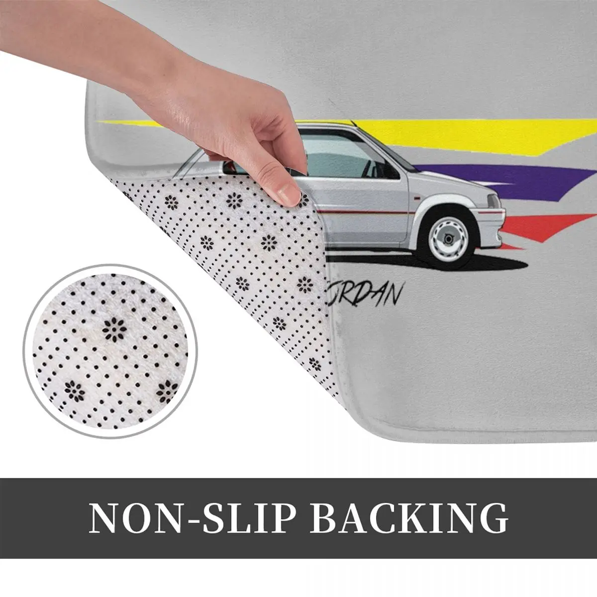106 Rally Non-slip Doormat Floor Mat Durable Carpet Rug for Kitchen Entrance Home Bathroom Living room Footpad Mats