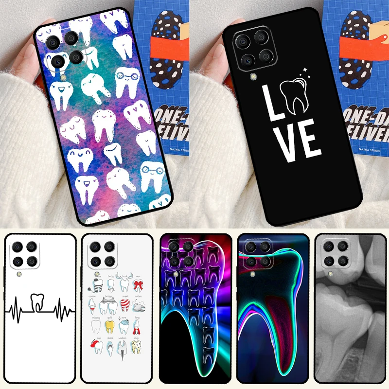 Dentist Dental Dent Tooth For Samsung Galaxy M33 M13 M23 M53 M15 M55 M31 M51 M14 M34 M54 M20 M30s M32 M52 Phone Case