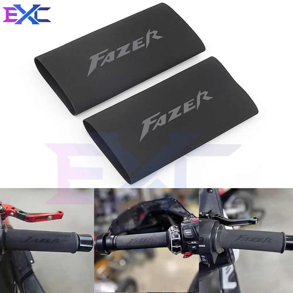 

For YAMAHA Fazer FZ6 FZ6R FZ1 FZ8 FAZER FZ750 FZR1000 Motorcycle Universal Heat Shrinkable Grip Cover Nonslip Rubber Grip Glove