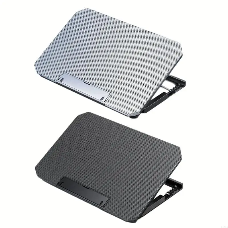 

Foldable Adjustable Laptop Cooling Pad with 2 Quiet Fan For Notebook Adjustable