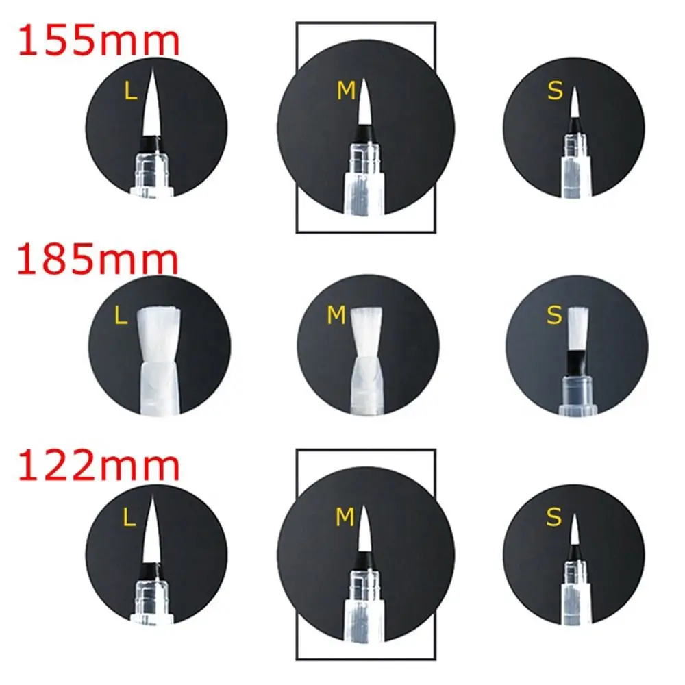 3/6 قطعة للذوبان في الماء الملونة المائية لينة فرشاة قلم فرشاة النايلون رئيس إعادة الملء المياه القلم رسم الخط البلاستيك #6