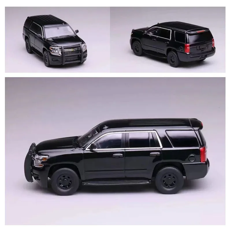 

596 Model 1/64 Scale Tahoe Black SUV Diecast Alloy Model Car Static Collection Decorated Souvenir Gift Hobby & Toys