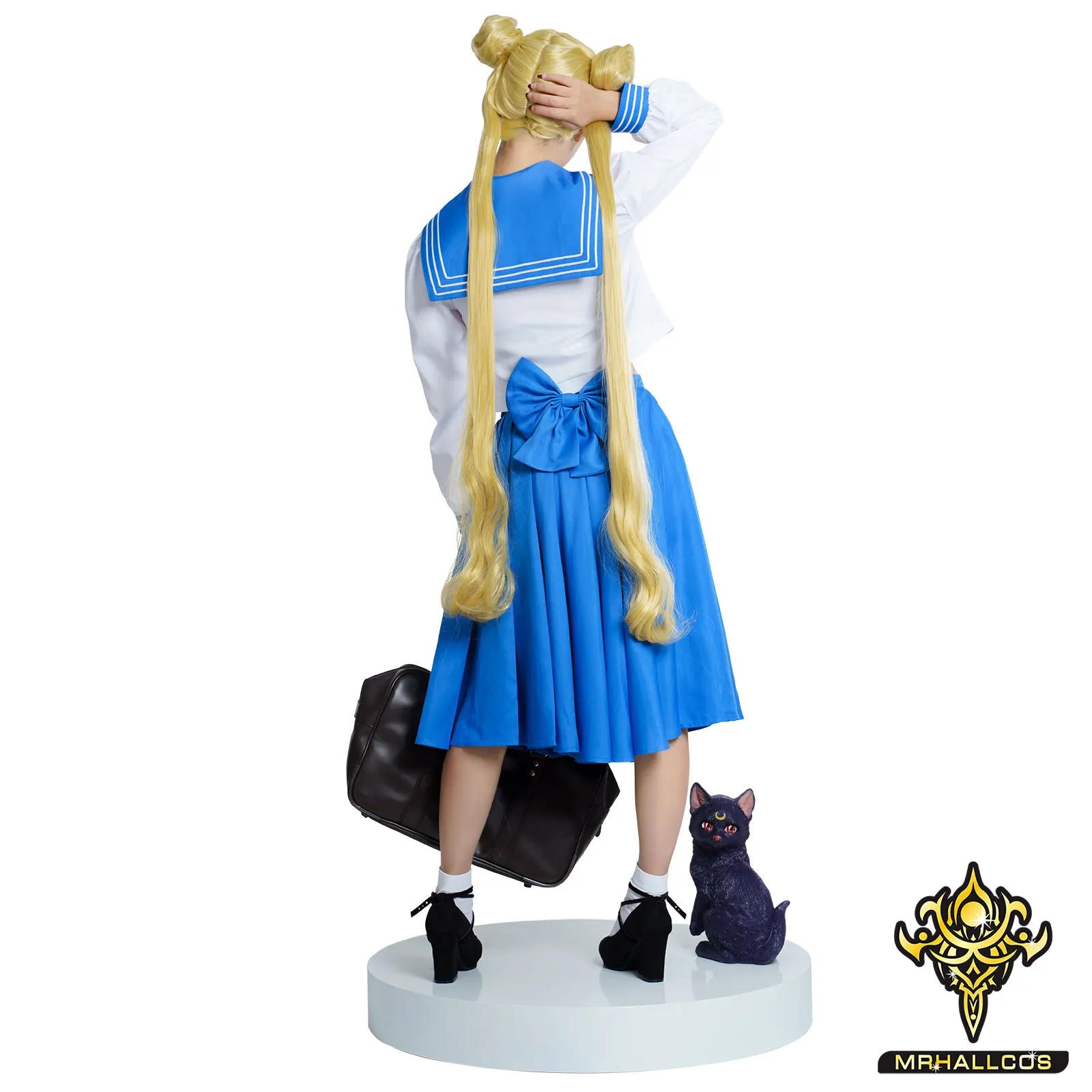 MRHALLCOS Anime Cosplay Thủy Thủ Mặt Trăng Usagi Tsukino Pha Lê Đồng Phục Trang Phục Trang Phục Halloween JK Đảng Kid Phụ Nữ Trưởng Thành Plus