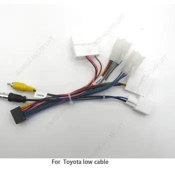 Adaptér kabelového svazku 16pin do auta s kamerou a Android rádiem, napájecí kabel pro Toyota Universal 2017+ 10 nejlepší prodej Kabeláž rádia Toyota - №8