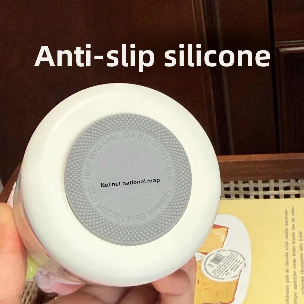 

Портативная изолированная чашка с капибарой емкостью 600 мл и ремешком из нержавеющей стали, термобутылка для воды с ручкой и соломой, вакуумная кружка-непроливайка, подарки