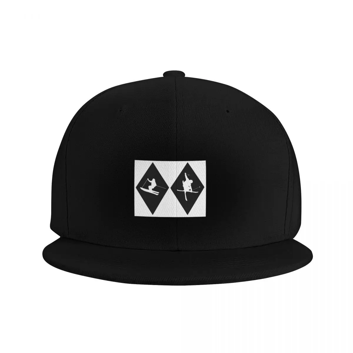 Double black diamond downhill ski Baseball Cap birthday Golf Hat Male Women's