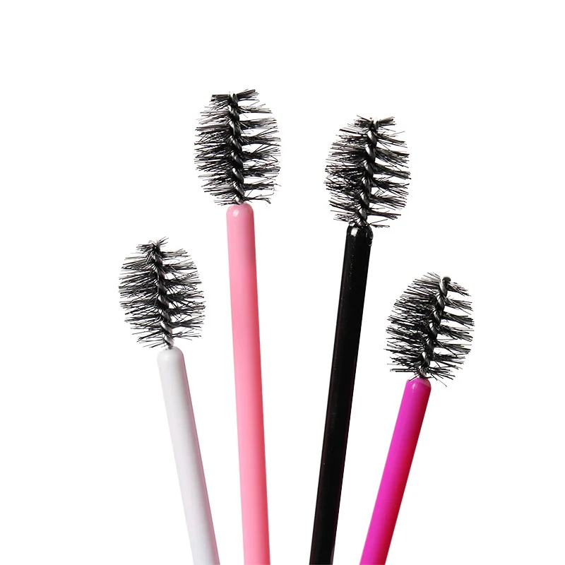 SENSE LASHES 50pcs แปรงขนตาแบบใช้แล้วทิ้งทําความสะอาดขนตาขนาดเล็กหัวแปรงสําหรับยก Lashes EXTENSION หวีขนตาเครื่องมือ