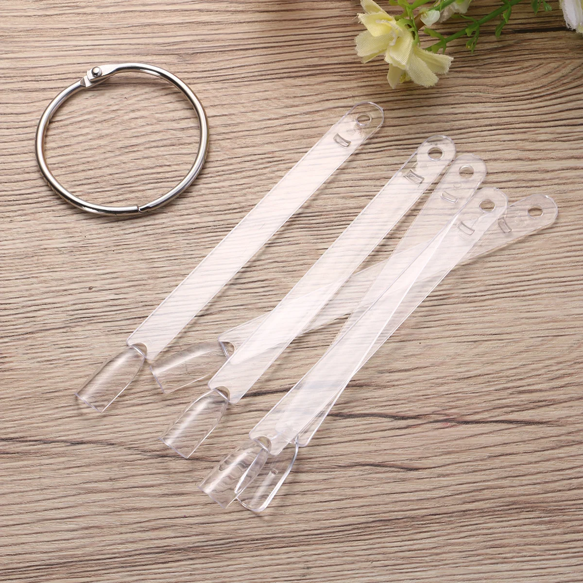 Estante para palos de uñas, 50 Uds., fácil de regalar, para extensión de Gel, uñas francesas, Idea de regalo, soporte de exhibición para puntas de uñas