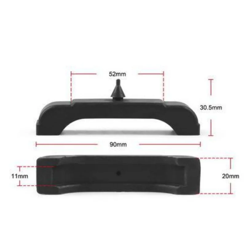 GM Radiator Mount Cushion 4012-326-681S Black Rubber 3 Core Radiator for Buick Chevrolet GMC