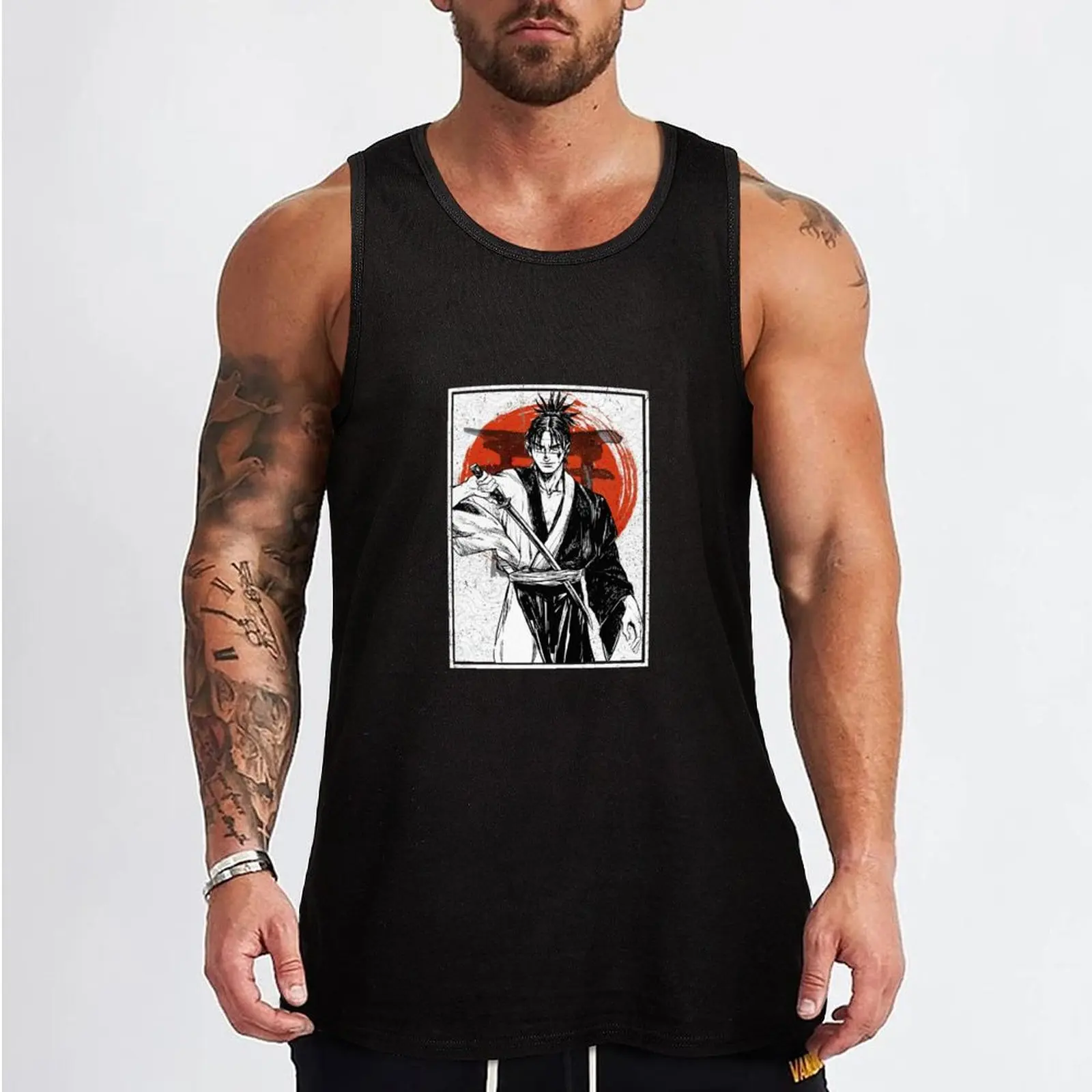 Blade Of The Immortal - Manji Tank Top T-shirt sports t-shirts for Men's gym T-shirts men t shirt