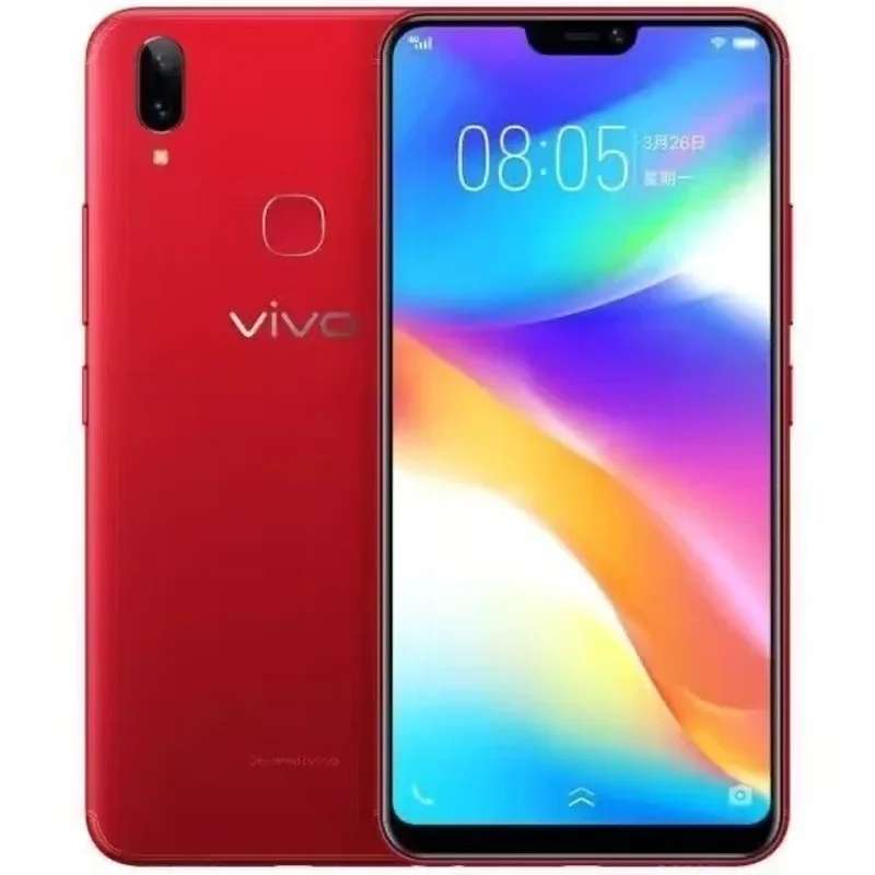 هاتف ذكي Global Rom Original VIVO Y85 بسعة 4 جيجابايت و64 جيجابايت وأندرويد مفتوح وكاميرا 6.26 بوصة بدقة 13 ميجابكسل جميع الألوان في حالة جيدة هاتف ذكي 4G