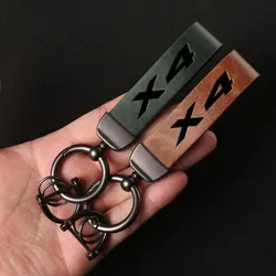 Portachiavi in vera pelle di lusso portachiavi per auto gioielli regalo personalizzato per accessori per auto BMW X4