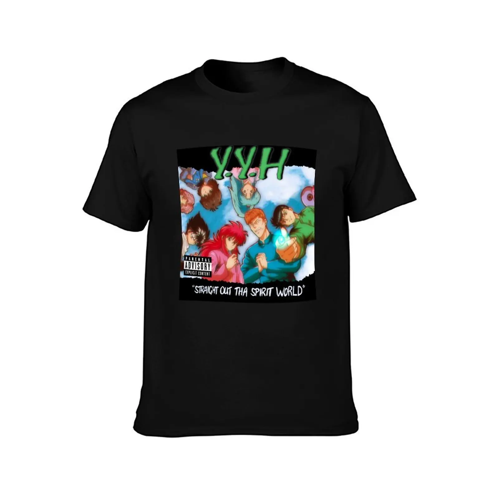 Straight Out Tha Spirit World T-Shirt, Summer Casual Cotton Tee, Oversized Streetwear Tops, Vintage Graphic Print, 100% Cotton