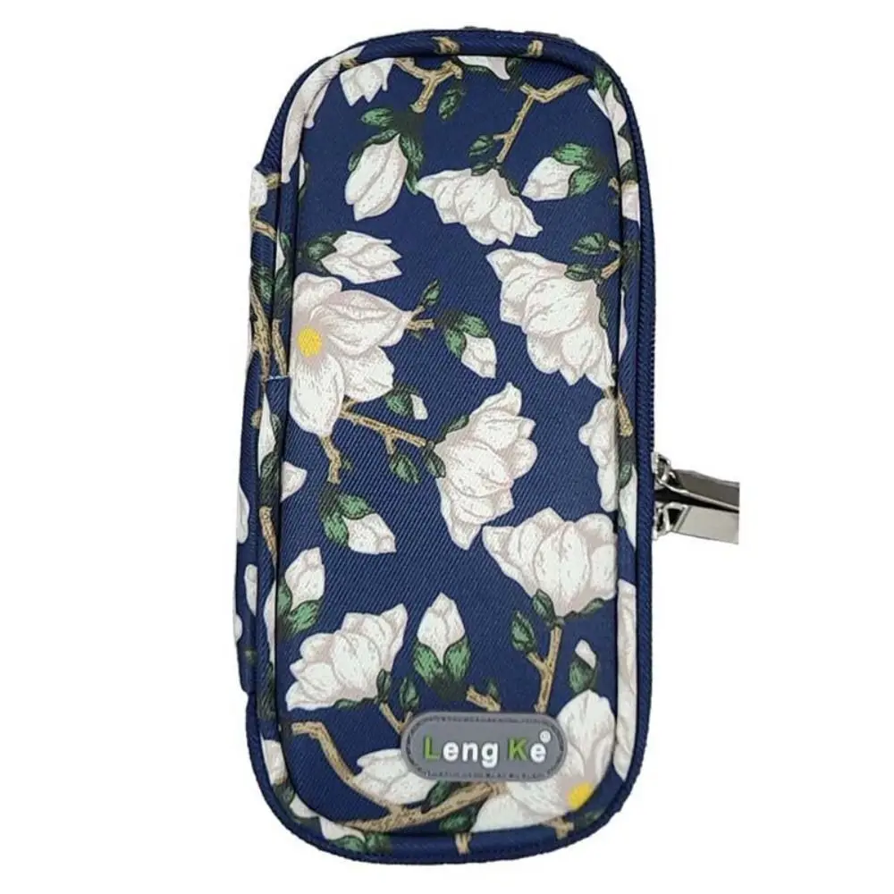 Simple Oxford Cloth Insulin Cooling Bag Floral Pattern Waterproof Pill Protector Insulin Cooler Diabetics