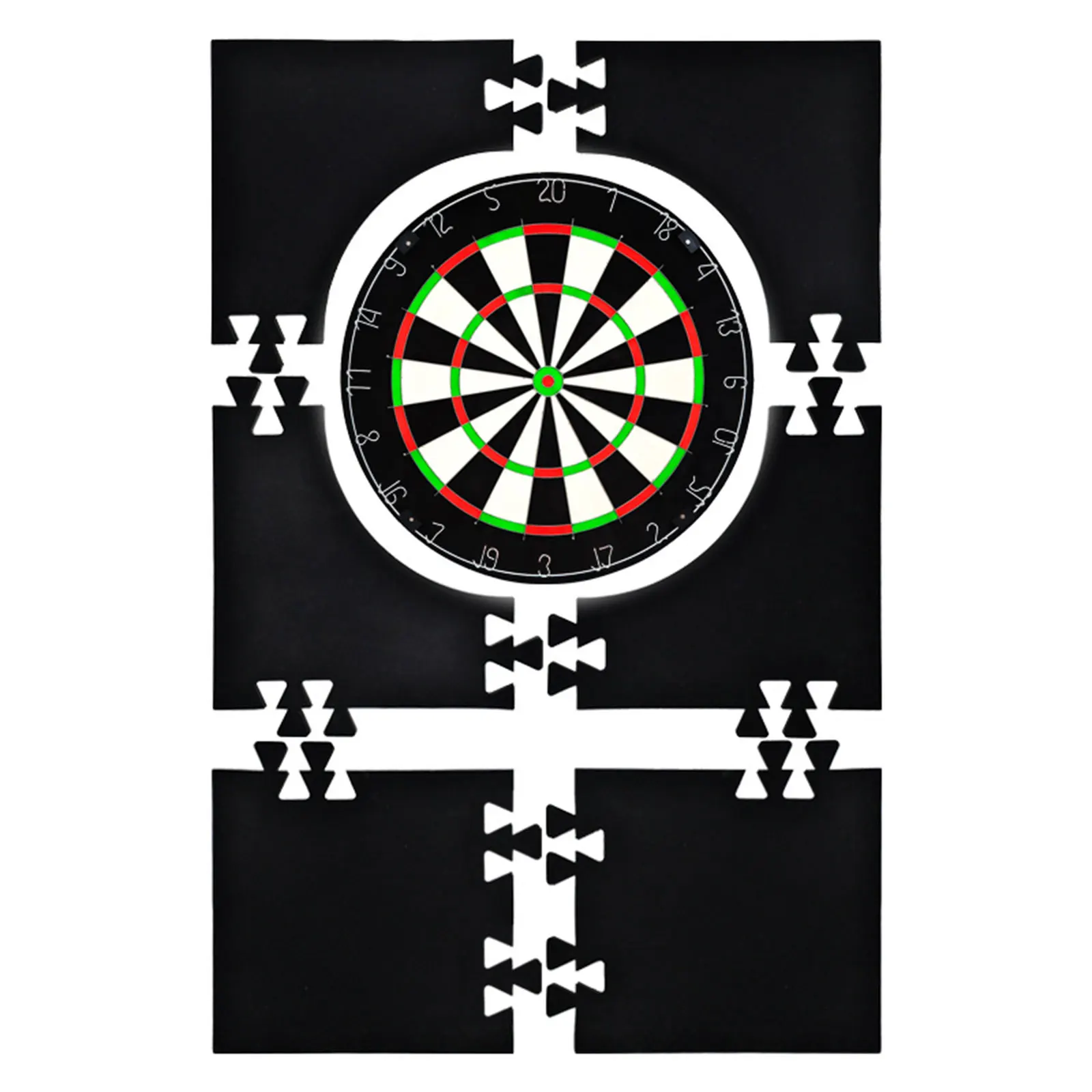 Dartboard Surround Wall Protection Target Board Backing Protective Cover Professional Dart Board Wall Protect Sticker for Home