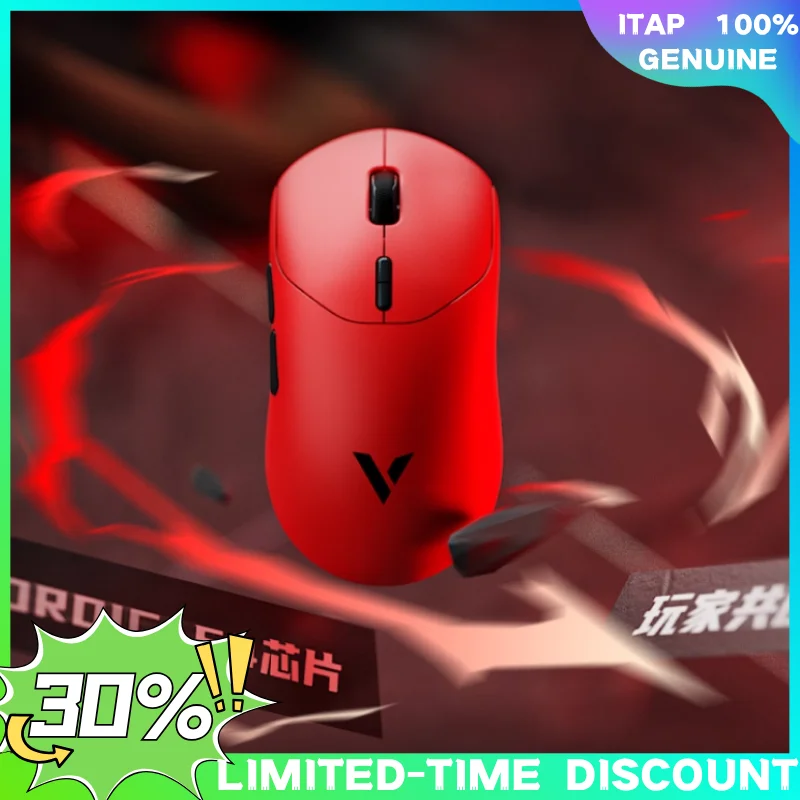 

Rapoo VT2 MAX Second Generation Dual 8K Wireless/Limited Dual Mode Gaming Mouse PAW3950 Engine Ergonomic Design FPS Games Mouse