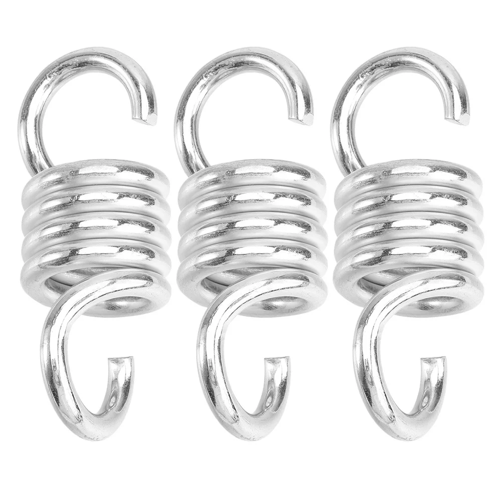 

3Pcs Hammock Chair Hanging Spring Kit Quick Installation Stylish Addition Various Occasions Stable Safe Swing Spring