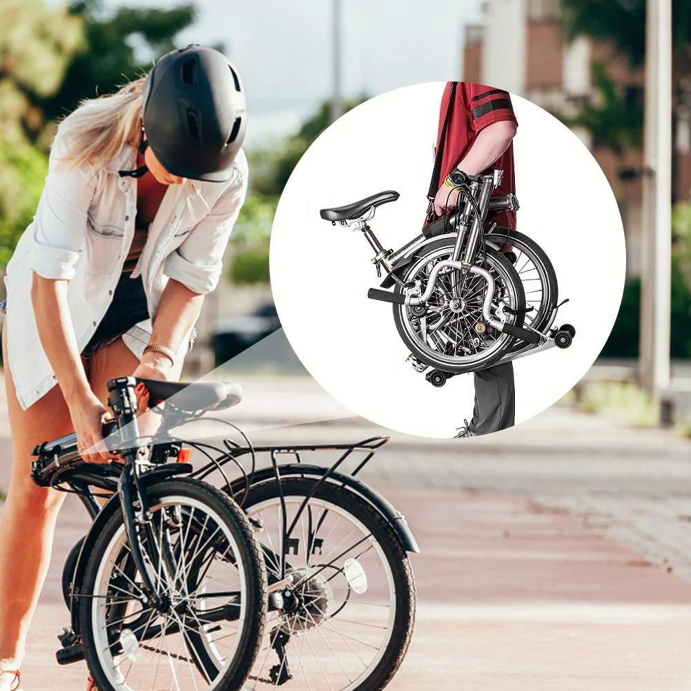 Folding Cycling Frame Carry Shoulder Strap Bicycle Carrier Handle Bike Frame Handle Bicycle Frame Carrying Lifter Cycling Tools