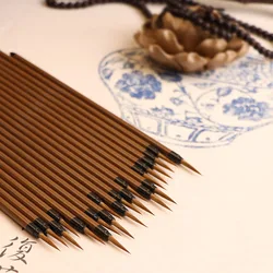 1pcs (S M L) Hook Line Fine Paint Brush Chinese Calligraphy Brush Pen Bamboo Shaft Brush Art Stationary Oil Painting Brush