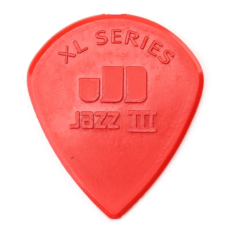 Dunlop   Pick. 47R XL JAZZ 3 nylon material non-slip acoustic/electric guitar picks. Thickness: 1.38mm.